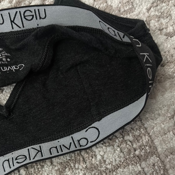 Calvin Klein DARK HEATHER GRAY Bralette - Picture 9 of 9